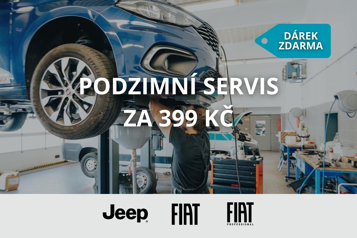 Jeep FIAT akční nabídka podzimní servis
